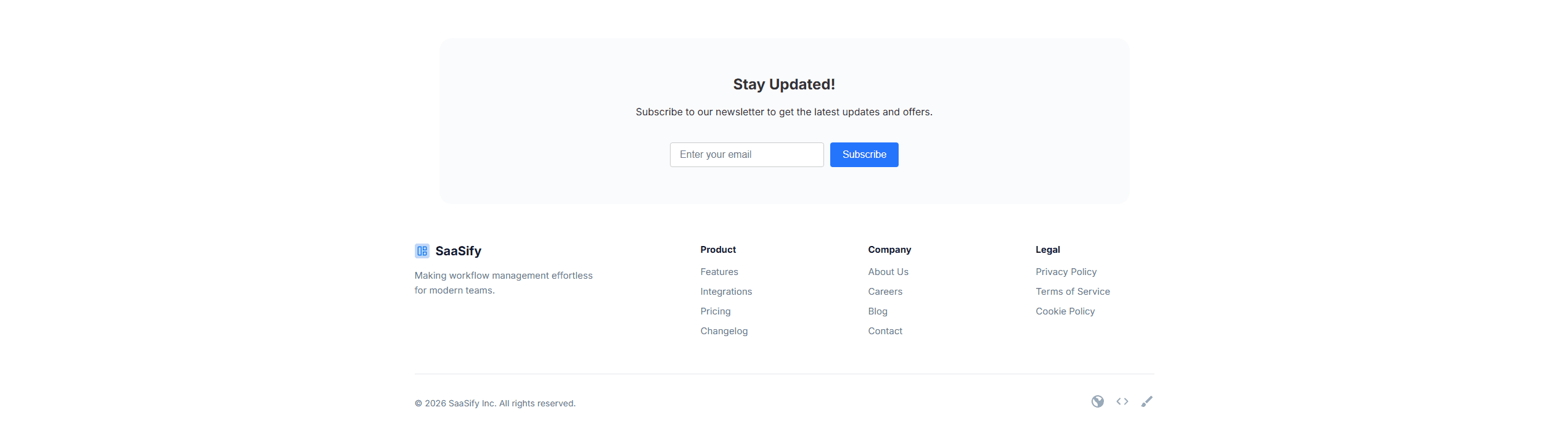 Saasify - Landing Page React - imagen 2