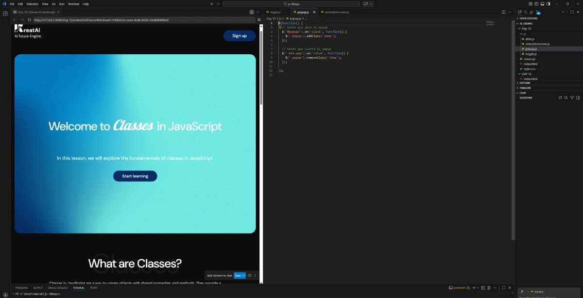30 Days of JS Landing Pages - imagen 1