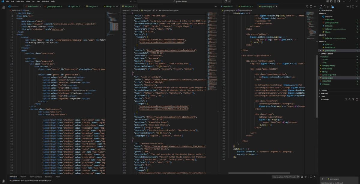 Gaming Library JSON - imagen 1