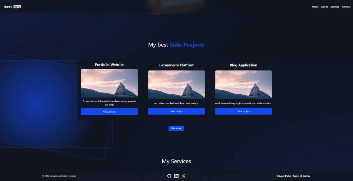Portfolio con React - imagen 1